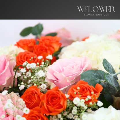 Coral Romance Signature Bouquet